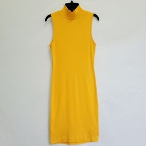 The Limited Ribbed Mock Neck Sleeveless Dress